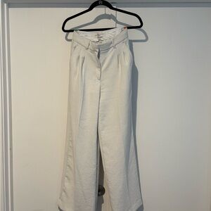 Aritzia White Effortless Pants